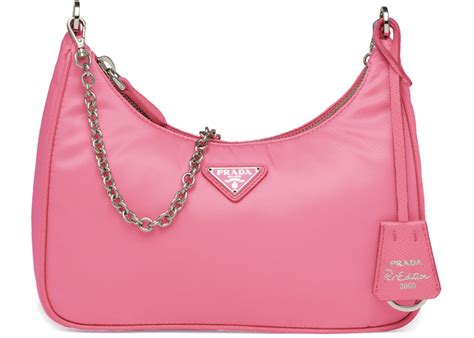 sac prada rose pale|Prada bag re edition.